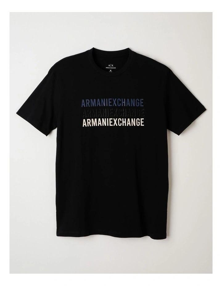 Winter Shades 3 Logo T-shirt in Deep Navy image 1