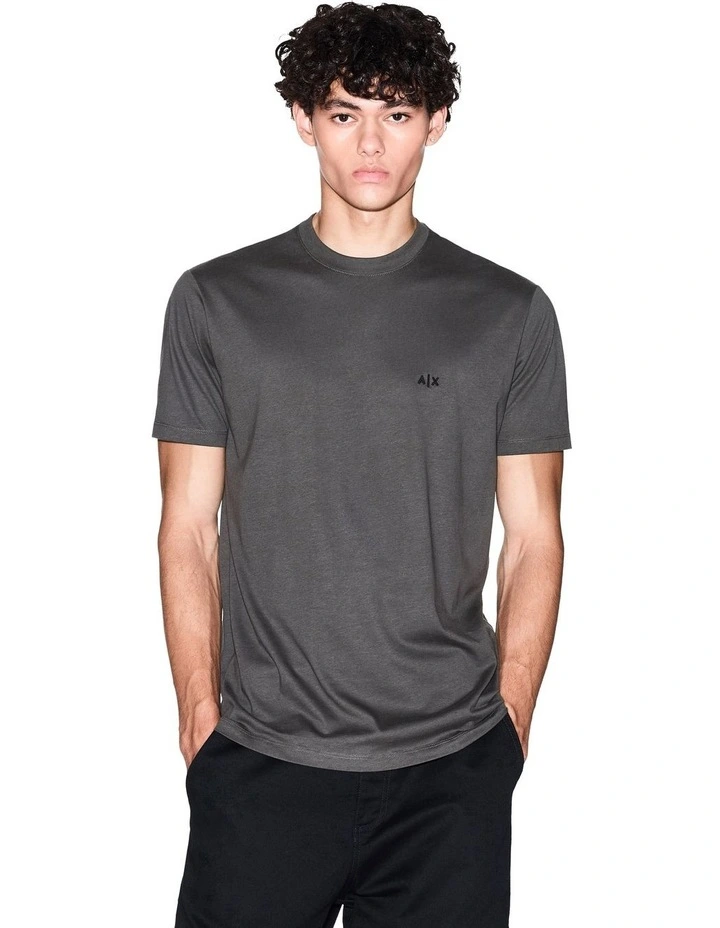 Basics Chest Logo T-shirt in Sage image 1