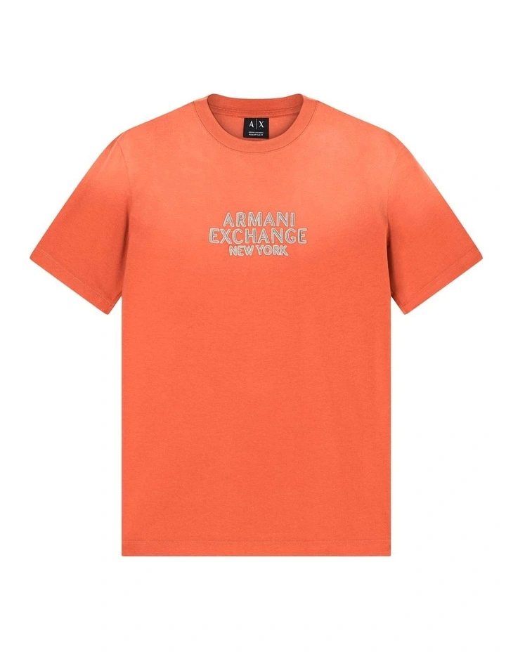 One Block Up Gradient T-shirt in Orange Rust image 5