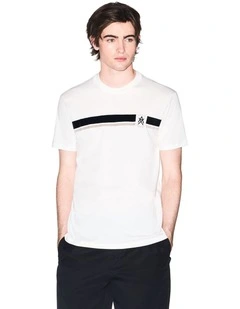 Regular Fit Chest Logo T-shirt in White