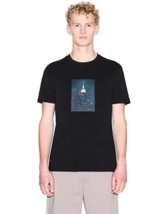 Empire State Graphic T-shirt in Black