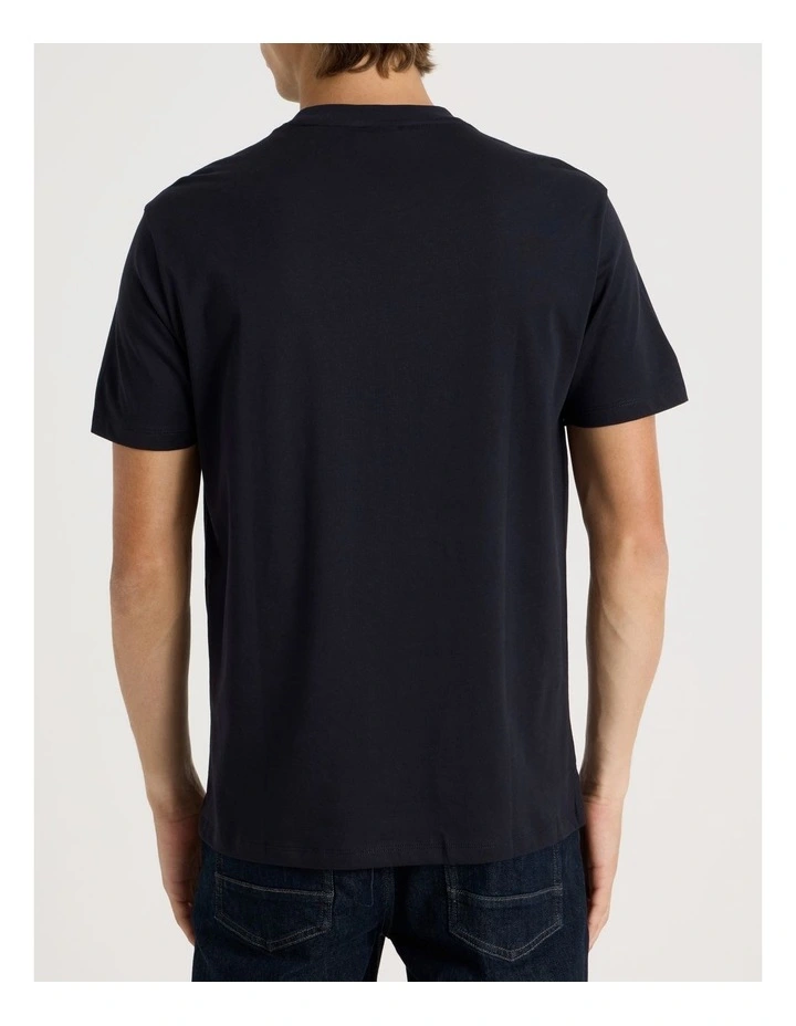 Essential Milan New York T-shirt in Deep Navy image 3