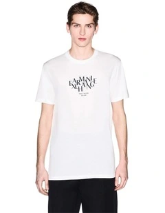 Chest Logo T-shirt in Off White