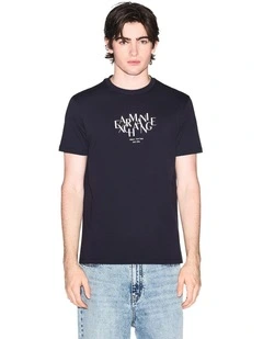 Chest Logo T-shirt in Deep Navy