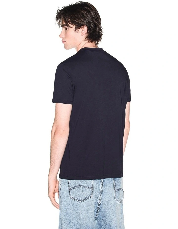 Chest Logo T-shirt in Deep Navy image 2
