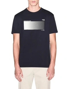 Bold Graphic T-shirt in Deep Navy