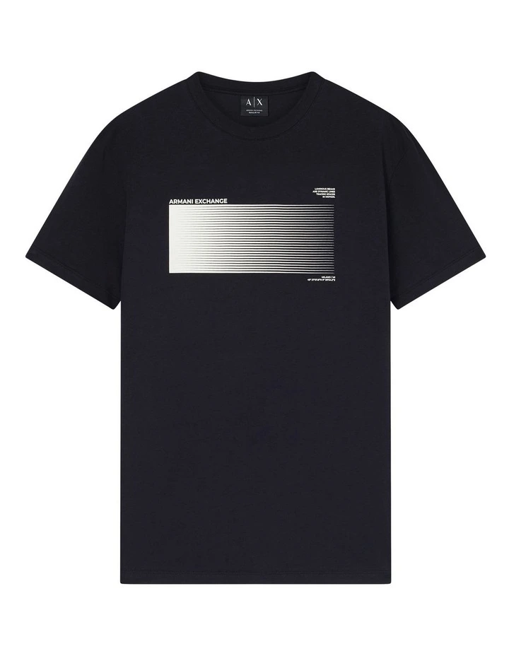 Bold Graphic T-shirt in Deep Navy image 5