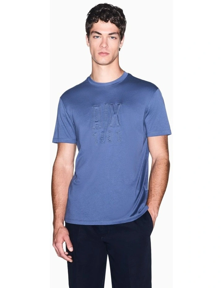 Logomania T-Shirt in Vintage Indigo image 1