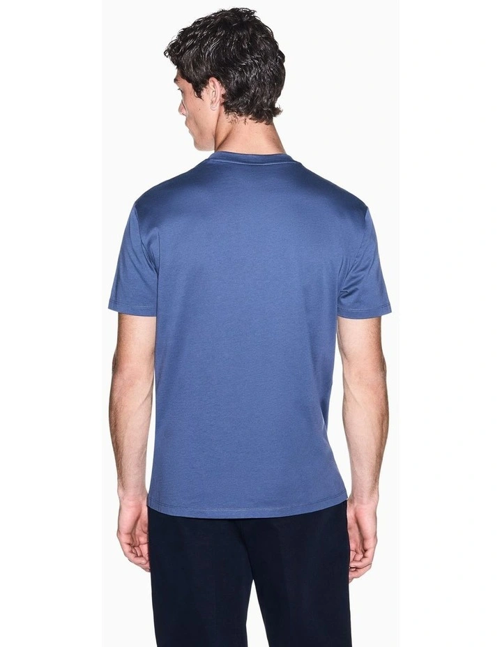 Logomania T-Shirt in Vintage Indigo image 2