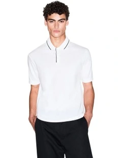 New York Polo Shirt in Off White