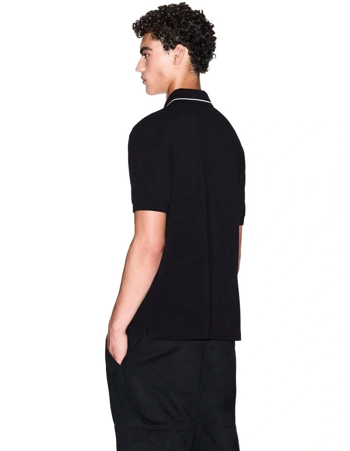 New York Polo Shirt in Black image 2