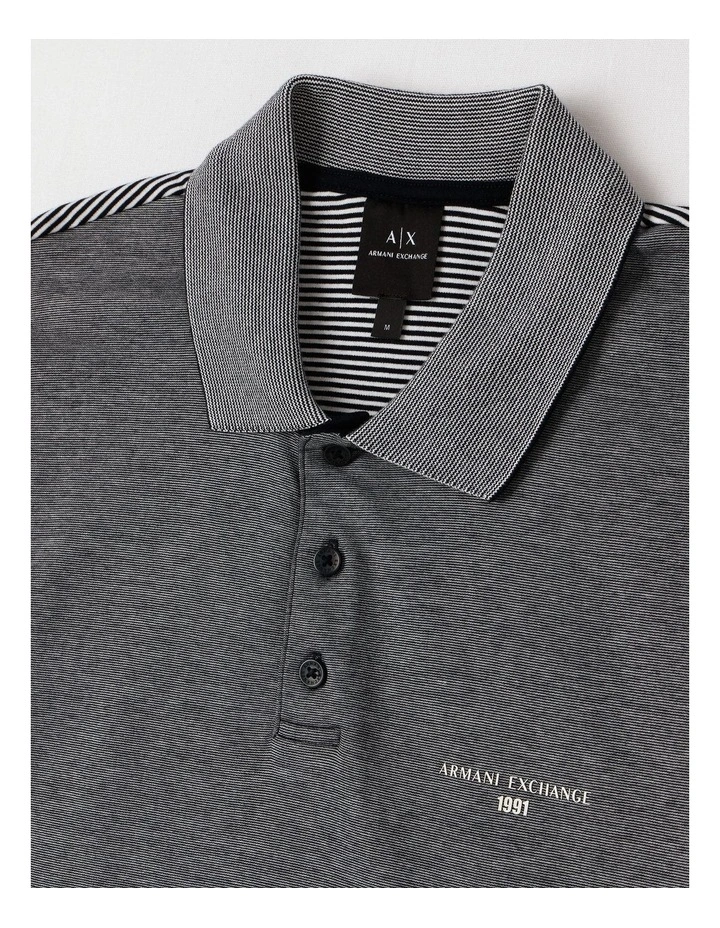 Urban Sailor Colour Block Polo Deep Navy / Off White image 2