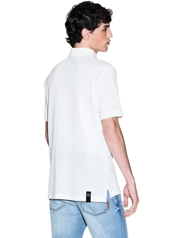Urban Sailor Pocket Polo in Off White image 2