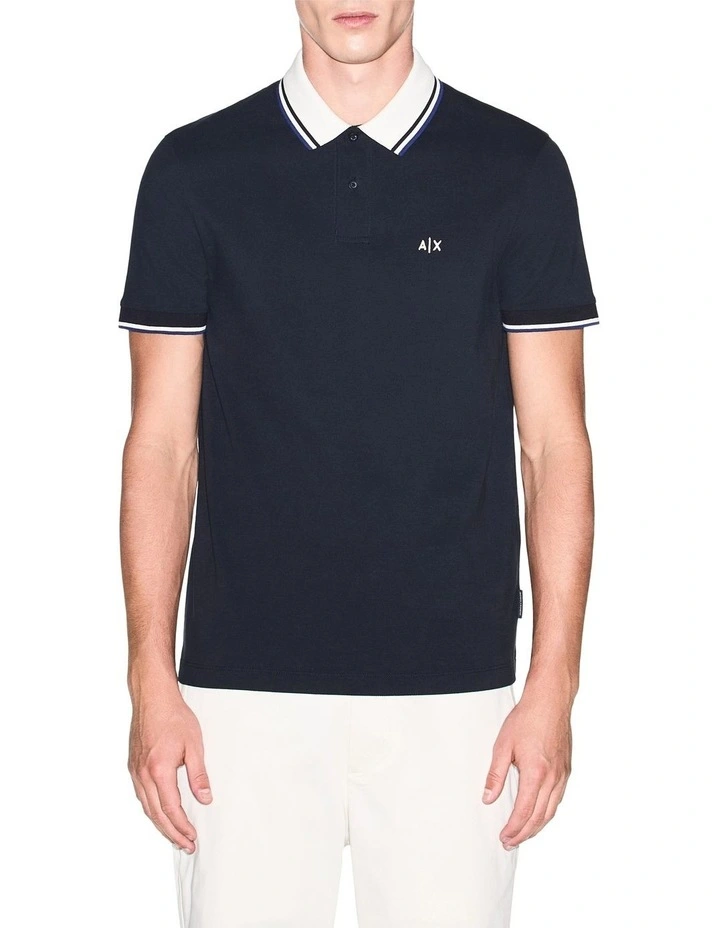 Ninety One Edition Polo Shirt in Deep Navy image 1