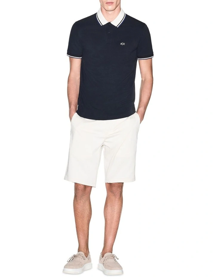 Ninety One Edition Polo Shirt in Deep Navy image 4
