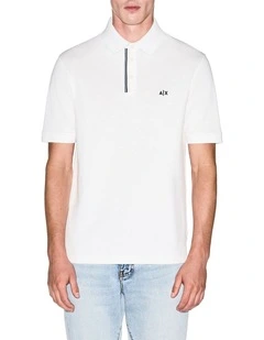 Refined Sportswear Polo Shirt in Off White