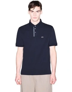 Refined Sportswear Polo Shirt in Deep Navy