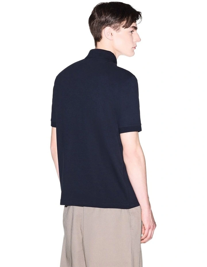 Refined Sportswear Polo Shirt in Deep Navy image 2