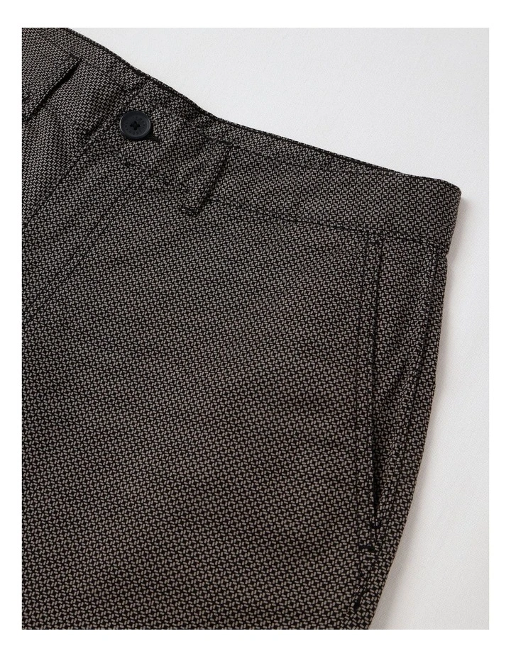 Armani Shorts Deep Navy Grid Pattern image 2