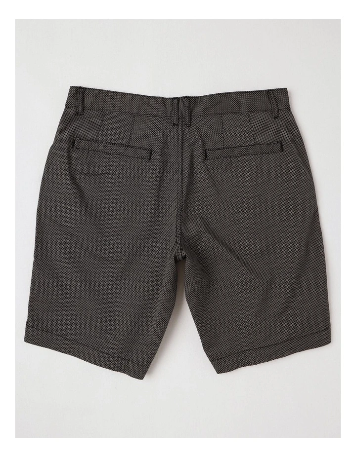 Armani Shorts Deep Navy Grid Pattern image 3