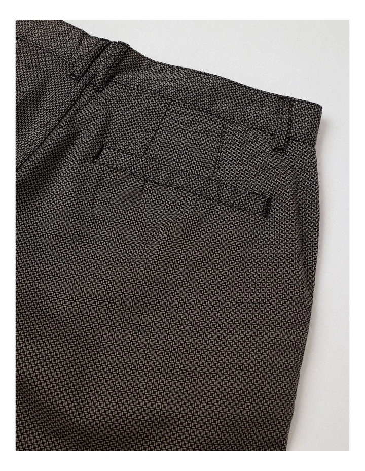 Armani Shorts Deep Navy Grid Pattern image 4