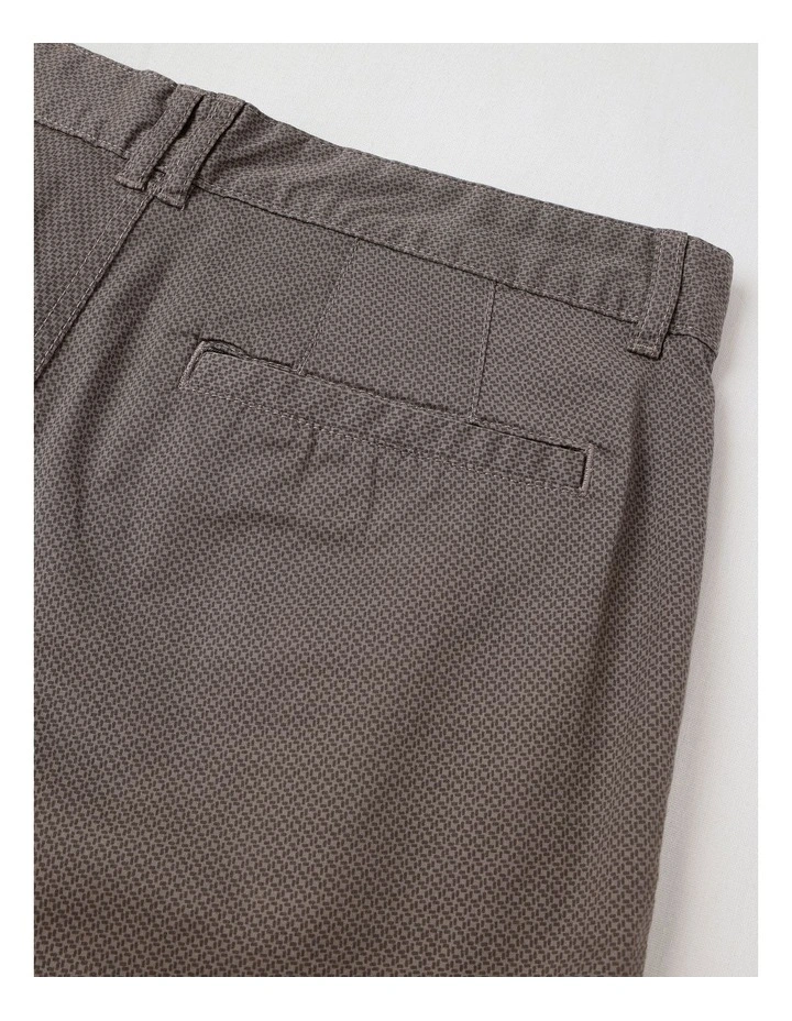 Armani Shorts Driftwood Grid Pattern image 4