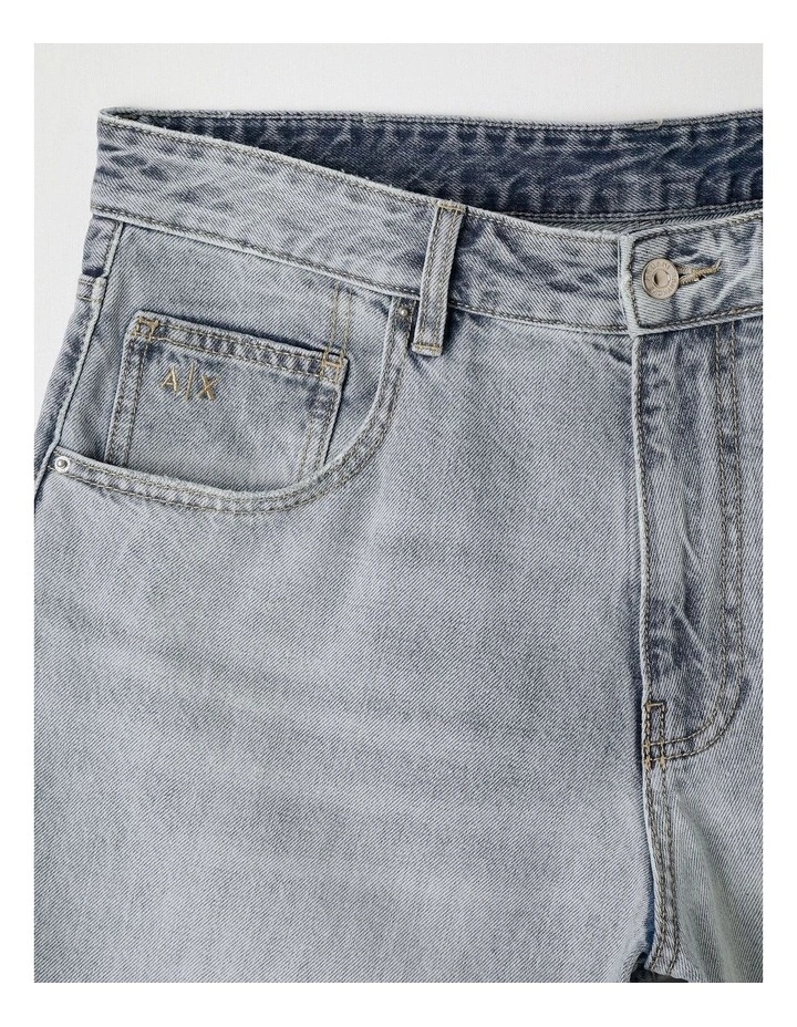 Baggy 5 Pocket Short in Blue Denim image 2
