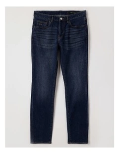 J14-Slim 5 Pocket Pant Blue Denim