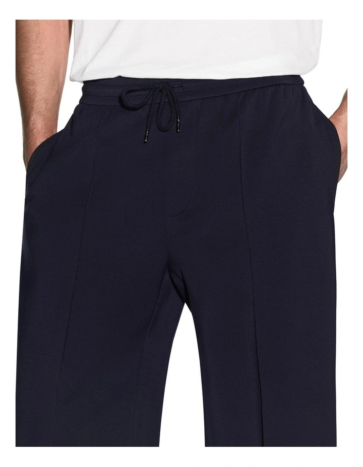 Drawstring Trouser in Deep Navy image 3