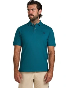 Classic Organic Polo in Teal