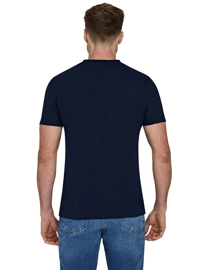 Ruck & Roll T-shirt in Navy image 2