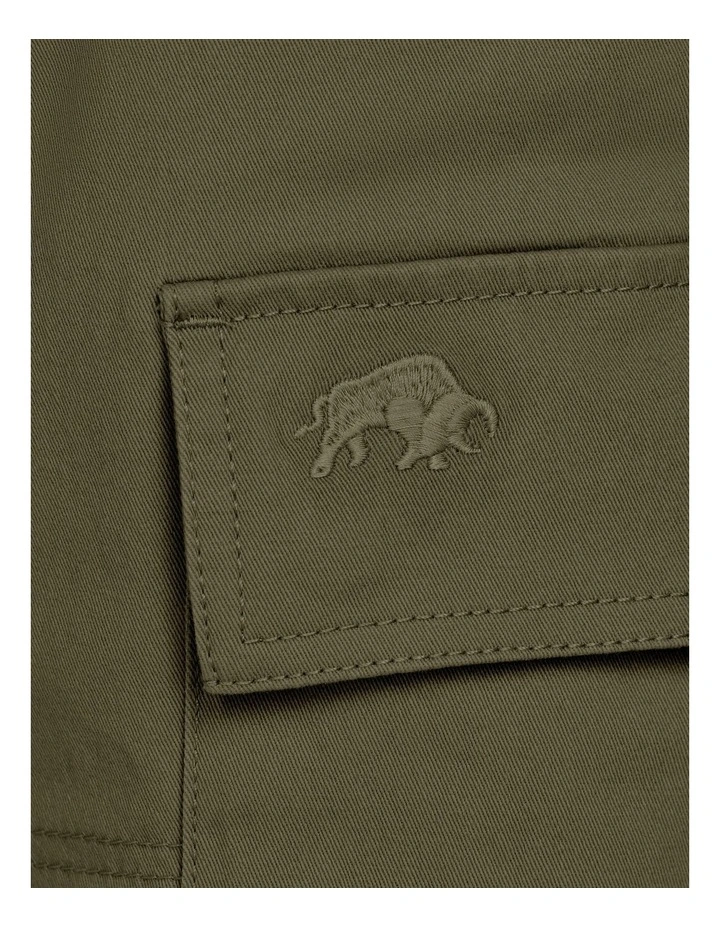 Cargo Short in Olive image 3