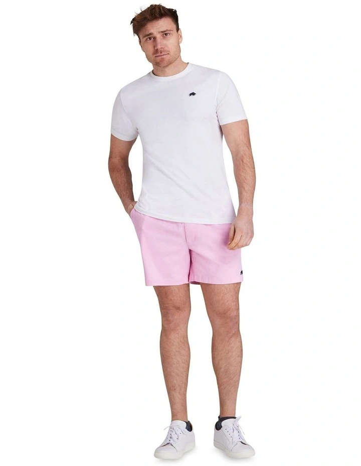 Stretch Chino Shorts in Pink image 1