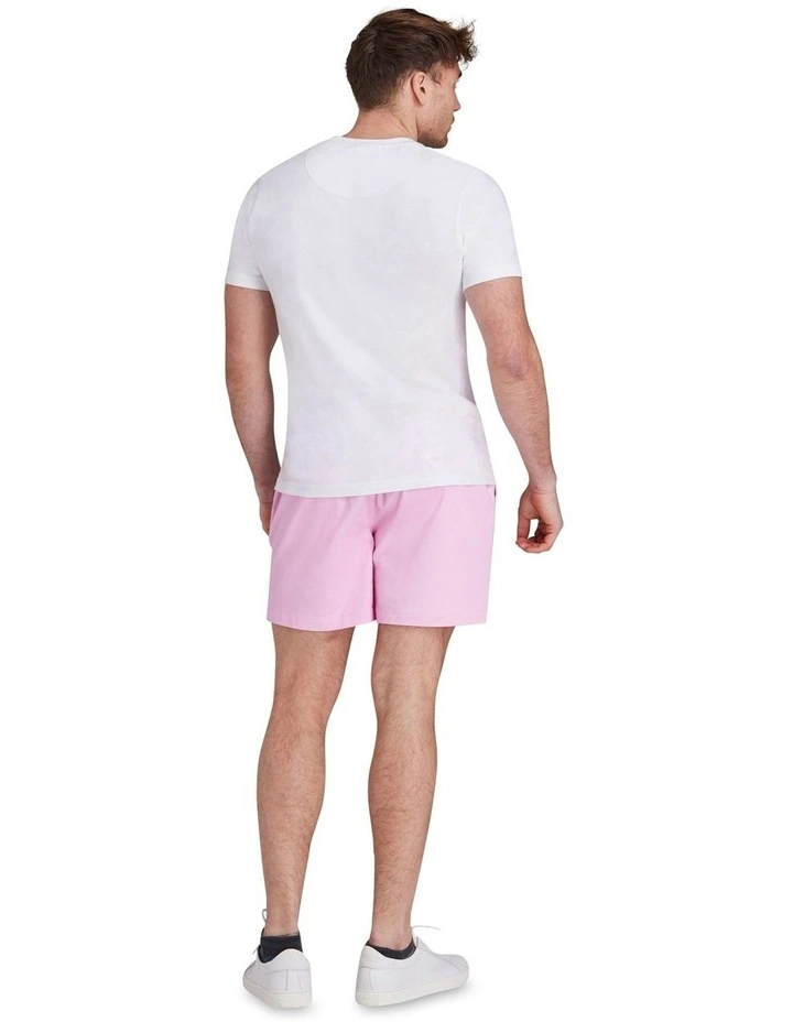 Stretch Chino Shorts in Pink image 2