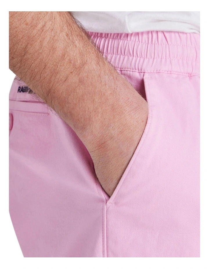 Stretch Chino Shorts in Pink image 5