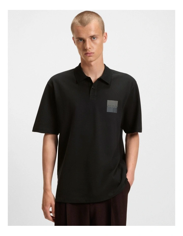 Dusplity Polo Shirt in Black image 1