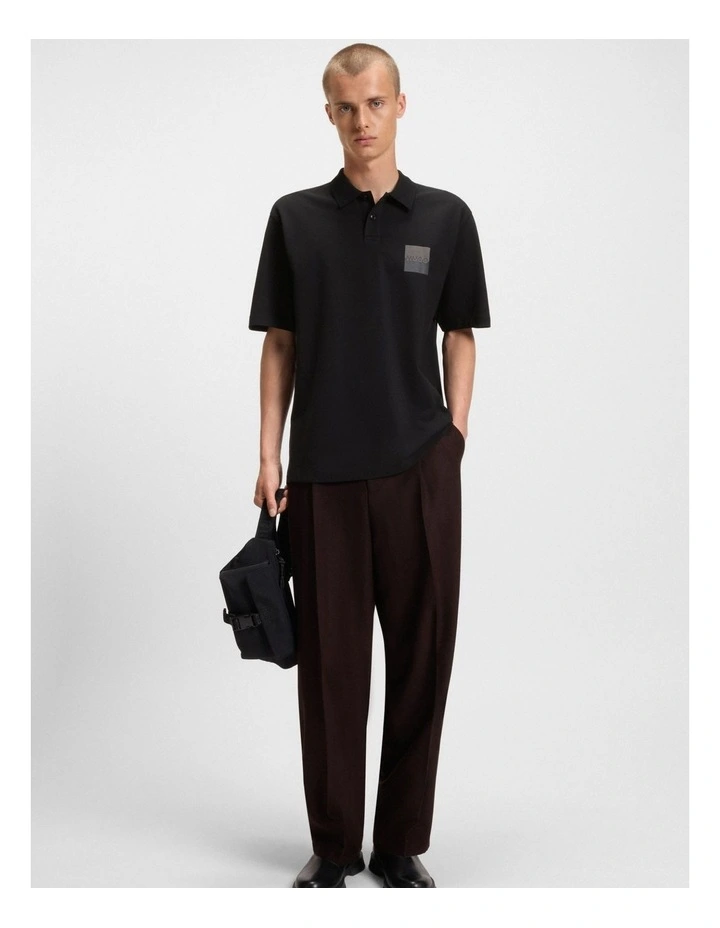 Dusplity Polo Shirt in Black image 4