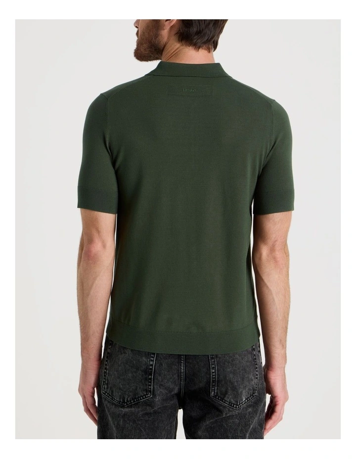 San Peter Knit Polo Dark Green image 3