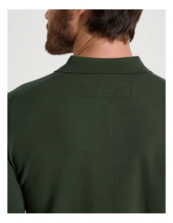 San Peter Knit Polo Dark Green image 4