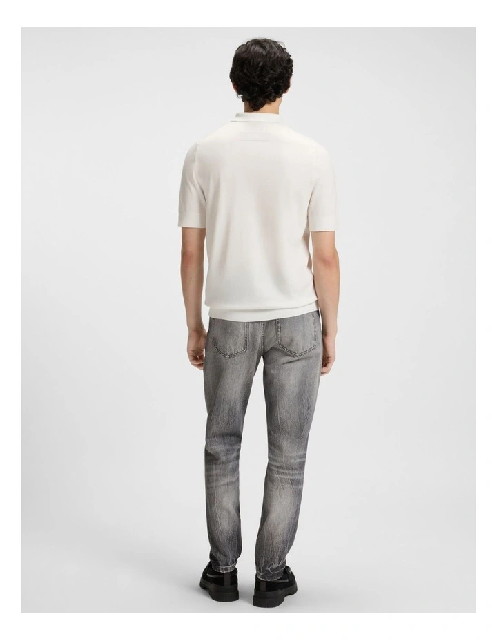 San Peter Knit Polo in Natural image 2