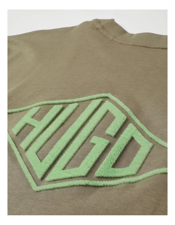 Darunu T-shirt in Medium Brown image 4