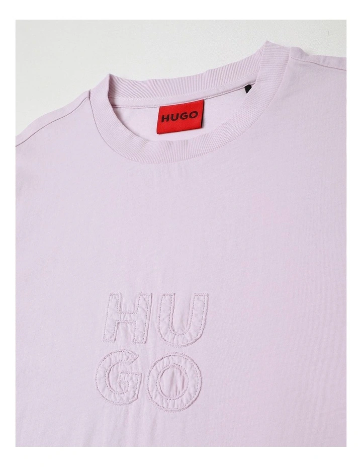 Dustress T-shirt in Open Purple image 2