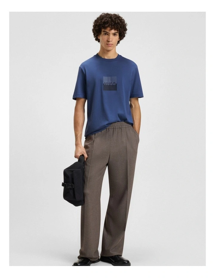 Dusplit T-shirt in Medium Blue image 4