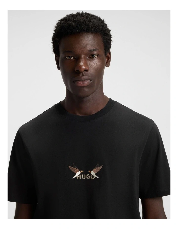 Dugolini T-shirt in Black image 3