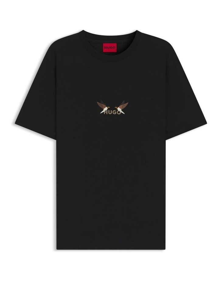 Dugolini T-shirt in Black image 5