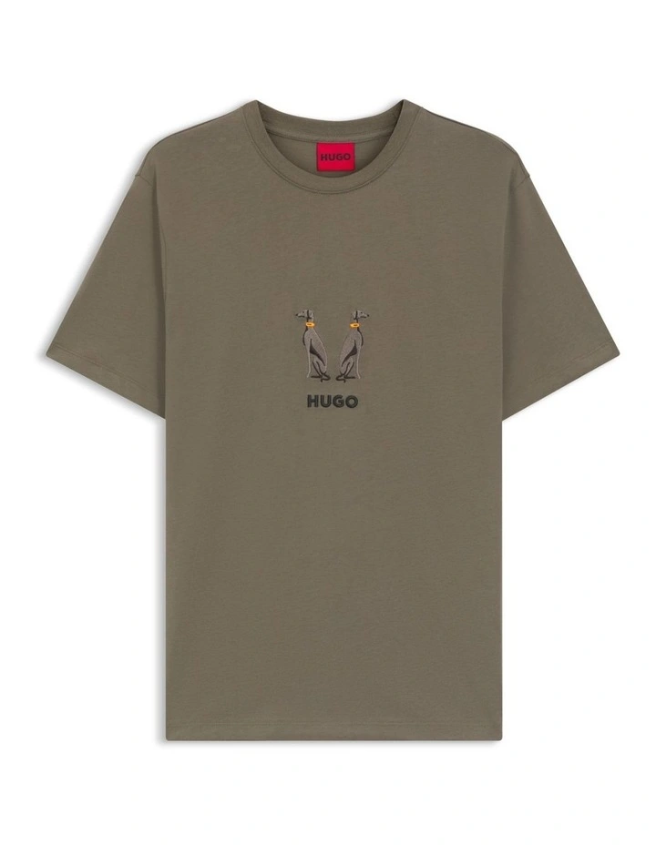Dugolini T-shirt in Medium Grey image 5