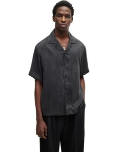 Espino Short Sleeve Shirt in Black