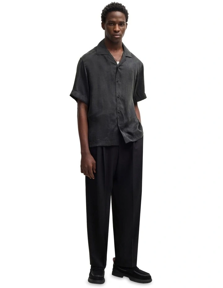 Espino Short Sleeve Shirt in Black image 4