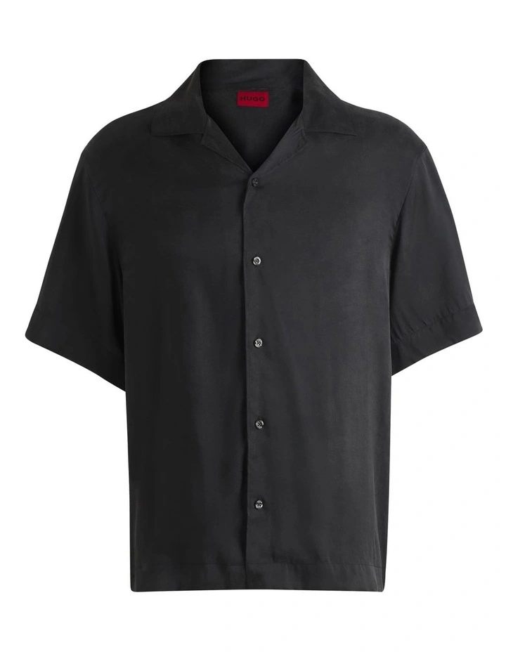 Espino Short Sleeve Shirt in Black image 5