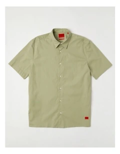 Ebor Short Sleeve Shirt in Open Green